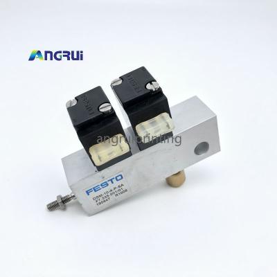 ANGRUI Heidelberg CD102 imported high quality front gauge double head solenoid valve cylinder with copper head F7.335.001/01