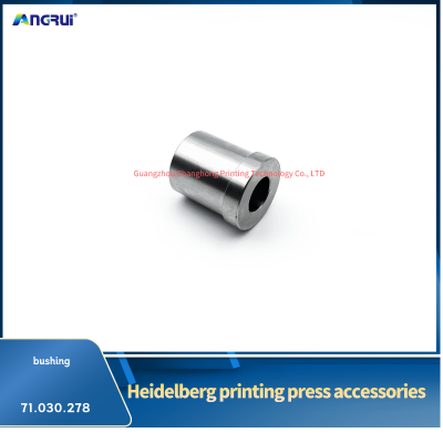 ANGRUI is suitable for Heidelberg printing machine CDSM102 printing machine water roller metering roller shaft head 71.030.278 water roller swing frame stainless steel sleeve